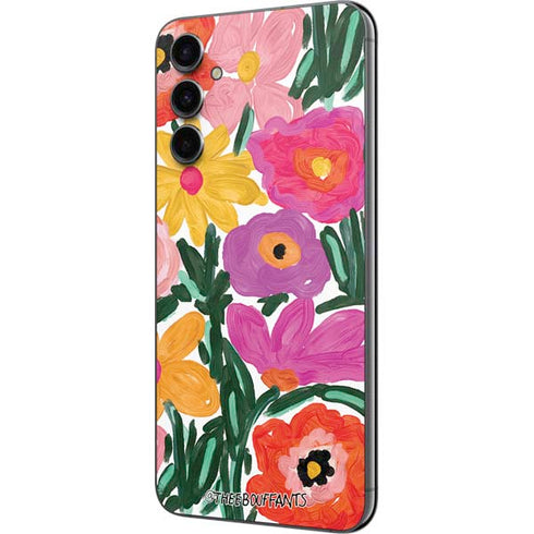 Bouffants and Broken Hearts Painterly Garden Galaxy A14 5G Skin